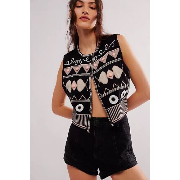 NWT Free People Mutma Raz Vest - Picture 1 of 8